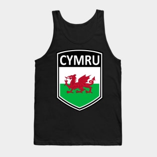 Flag Shield - Cymru Tank Top